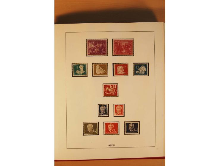 1949/90, kpl. postfrische Sammlung mit u.a. Mi.-Nr. 439 a II postfrisch, Fotoattest Weigelt BPP