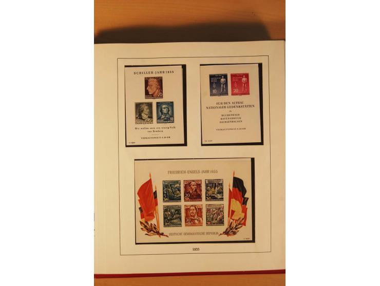 1949/90, kpl. postfrische Sammlung mit u.a. Mi.-Nr. 439 a II postfrisch, Fotoattest Weigelt BPP