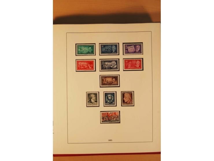 1949/90, kpl. postfrische Sammlung mit u.a. Mi.-Nr. 439 a II postfrisch, Fotoattest Weigelt BPP