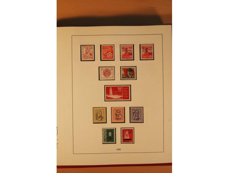 1949/90, kpl. postfrische Sammlung mit u.a. Mi.-Nr. 439 a II postfrisch, Fotoattest Weigelt BPP