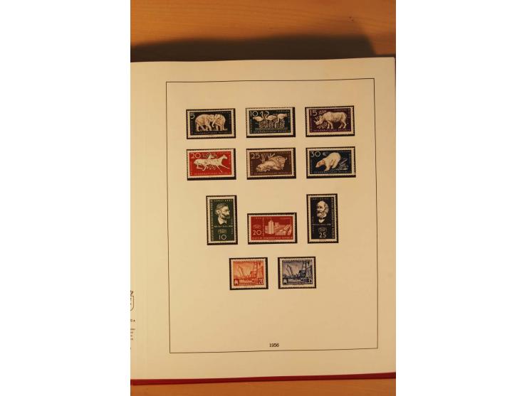 1949/90, kpl. postfrische Sammlung mit u.a. Mi.-Nr. 439 a II postfrisch, Fotoattest Weigelt BPP