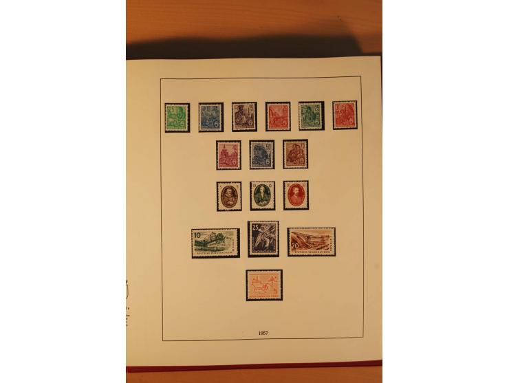 1949/90, kpl. postfrische Sammlung mit u.a. Mi.-Nr. 439 a II postfrisch, Fotoattest Weigelt BPP