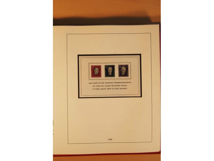 1949/90, kpl. postfrische Sammlung mit u.a. Mi.-Nr. 439 a II postfrisch, Fotoattest Weigelt BPP