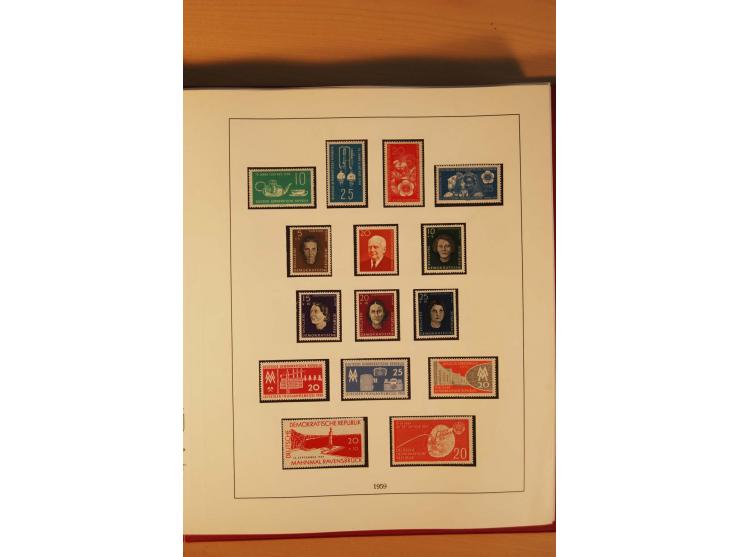 1949/90, kpl. postfrische Sammlung mit u.a. Mi.-Nr. 439 a II postfrisch, Fotoattest Weigelt BPP