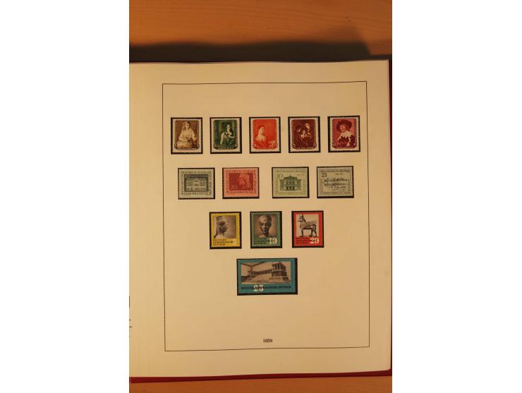 1949/90, kpl. postfrische Sammlung mit u.a. Mi.-Nr. 439 a II postfrisch, Fotoattest Weigelt BPP