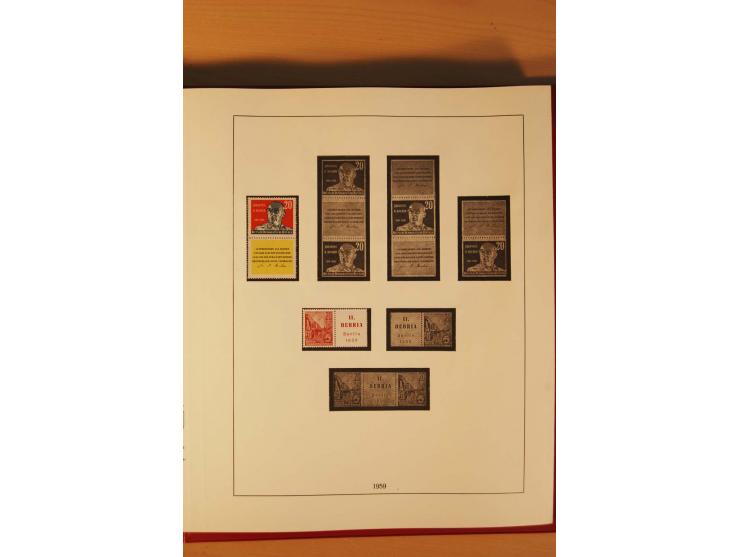 1949/90, kpl. postfrische Sammlung mit u.a. Mi.-Nr. 439 a II postfrisch, Fotoattest Weigelt BPP