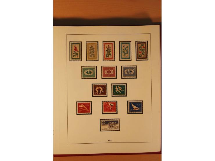 1949/90, kpl. postfrische Sammlung mit u.a. Mi.-Nr. 439 a II postfrisch, Fotoattest Weigelt BPP