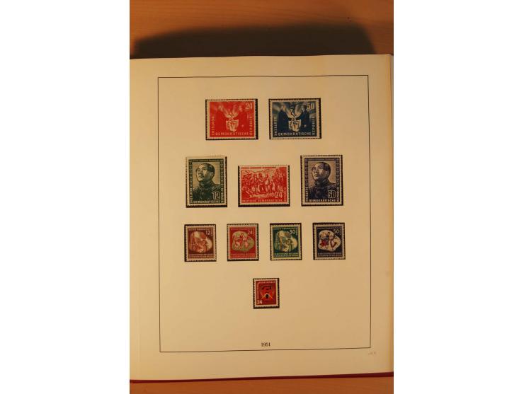 1949/90, kpl. postfrische Sammlung mit u.a. Mi.-Nr. 439 a II postfrisch, Fotoattest Weigelt BPP