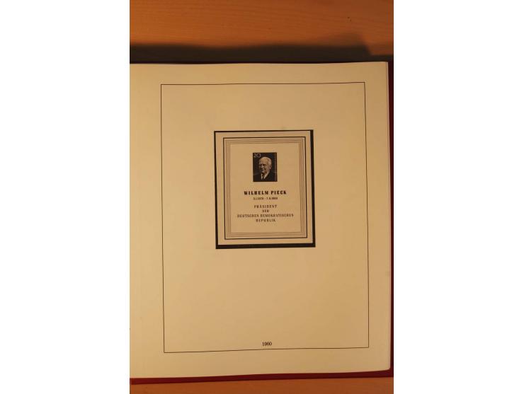 1949/90, kpl. postfrische Sammlung mit u.a. Mi.-Nr. 439 a II postfrisch, Fotoattest Weigelt BPP