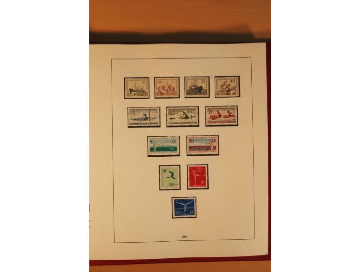 1949/90, kpl. postfrische Sammlung mit u.a. Mi.-Nr. 439 a II postfrisch, Fotoattest Weigelt BPP