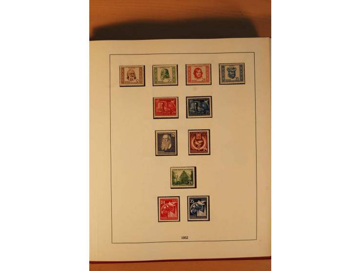 1949/90, kpl. postfrische Sammlung mit u.a. Mi.-Nr. 439 a II postfrisch, Fotoattest Weigelt BPP