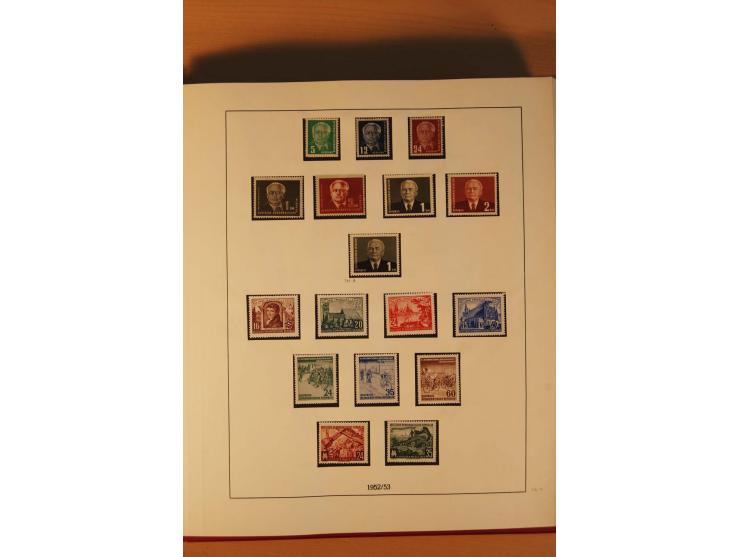 1949/90, kpl. postfrische Sammlung mit u.a. Mi.-Nr. 439 a II postfrisch, Fotoattest Weigelt BPP