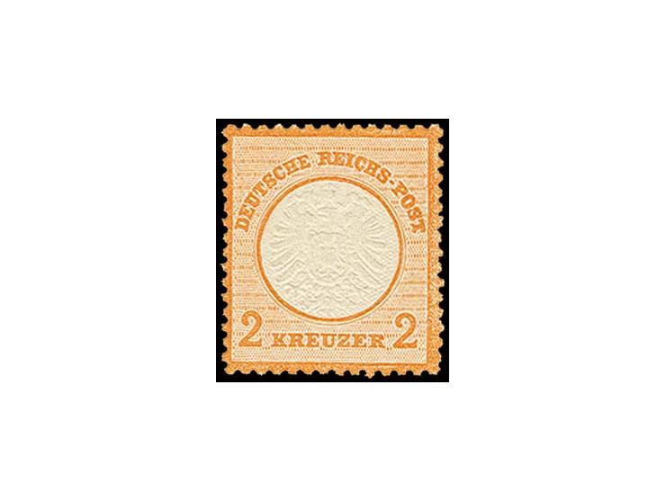 2 Kr. orange, postfrisch, gut geprägt und sehr gut gezähnt, Kabinett, Fotoattest Sommer BPP (Mi. 3.000,-)
