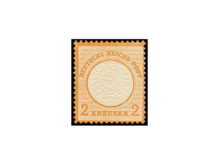 2 Kr. orange, postfrisch, sehr gut und erhaben geprägt und gezähnt, Kabinett, Fotoattest Sommer BPP (Mi. 3.000,-)