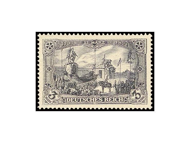 3 M. schwarzviolett, postfrisch in einwandfreier Erhaltung, kleine private Signatur sowie Fotoattest Jäschke-L. BPP (Mi. 1.80