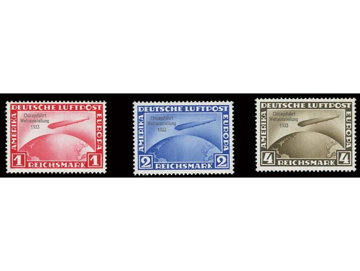 1-4 M. kpl., postfrisch, Kabinett, sign. Peschl BPP mit Fotoattest (Mi. 4.000,-)