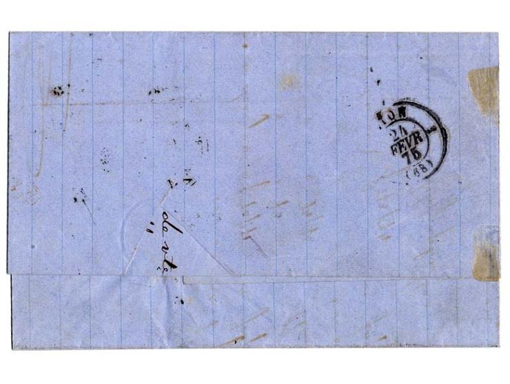 Vorläufer: 1 Gr. und zwei Einzelwerte 2 Gr. mit Stempel "KAISERL. DEUTSCH. P.A. CONSTANTINOPEL 24 12 73" auf Faltbrief via Od