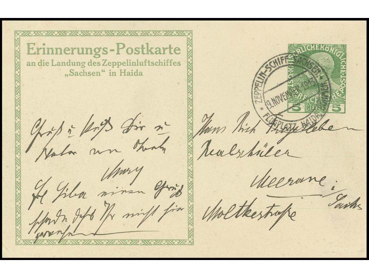 Stempel vom 9.11.: Österreich-Sonderganzsachenkarte mit Sonderstempel in Type I, Kabinett