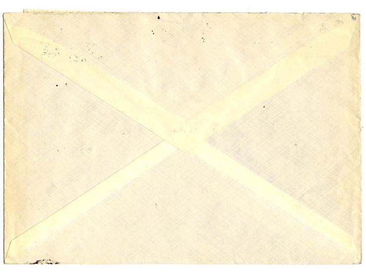 Postillion 20 Pfg. in der b-Farbe im waagerechten Paar mit Oberrand als portogerechte Mehrfachfrankatur auf Brief von "BERLIN
