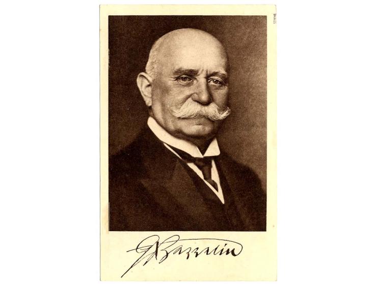 Zeppelin-Porträtkarte Abwurf Görlitz mit Bordpoststempel nach Osnabrück, Kabinett