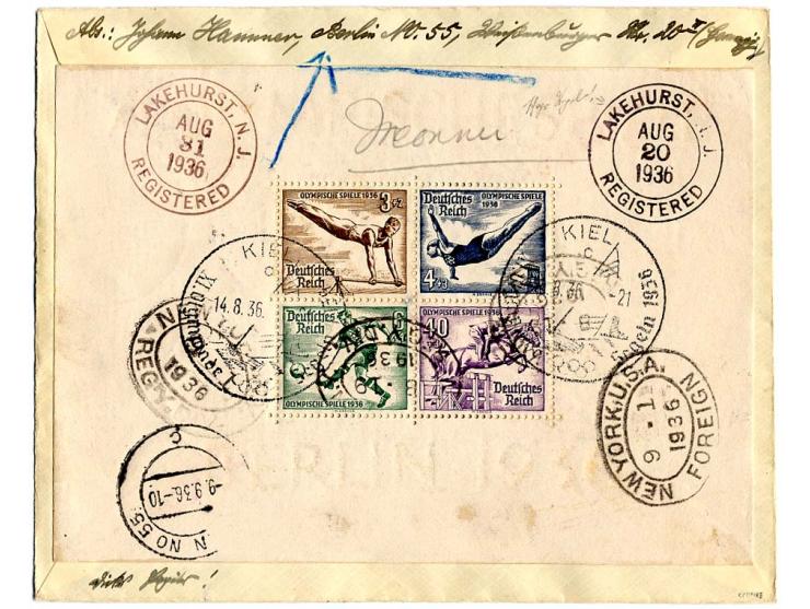 dito, ähnlicher Brief mit Olympia-Bl.6, Kabinett