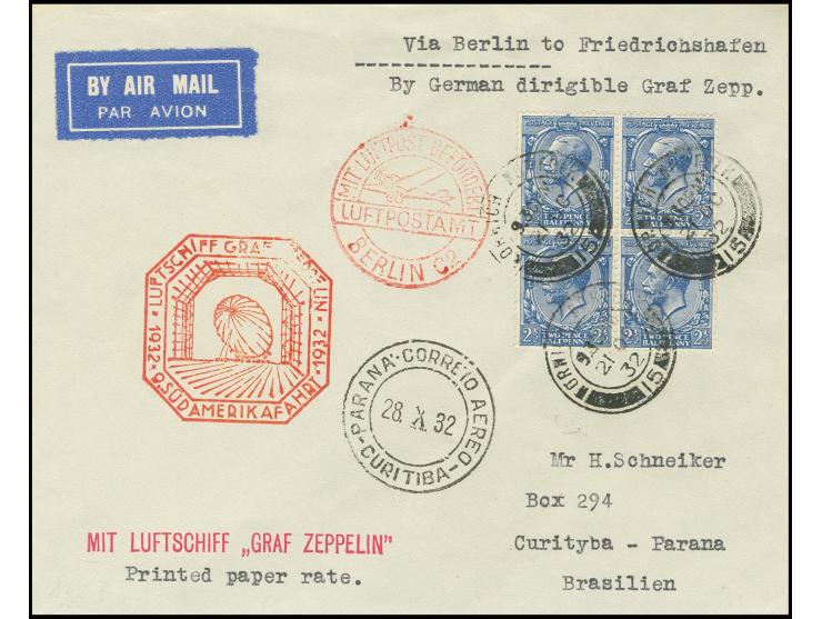 9. Südamerikafahrt, Brief nach Curityba, Kabinett