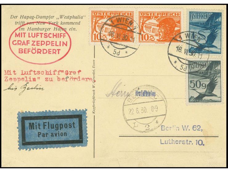 Karte bis Berlin, unten kurzer Einriß