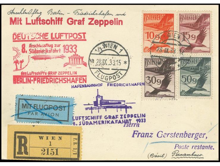 R-Karte Anschlußflug Berlin nach Pernambuco, Kabinett