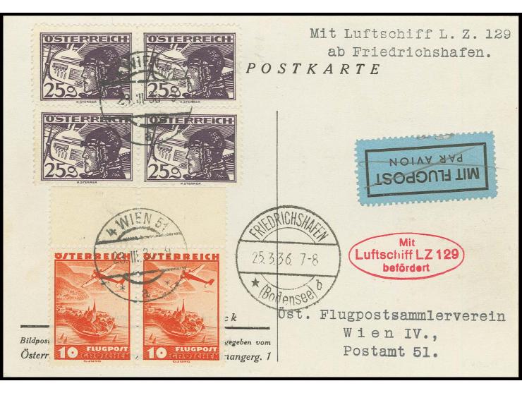 Karte mit dekorativer Frankatur, Kabinett
