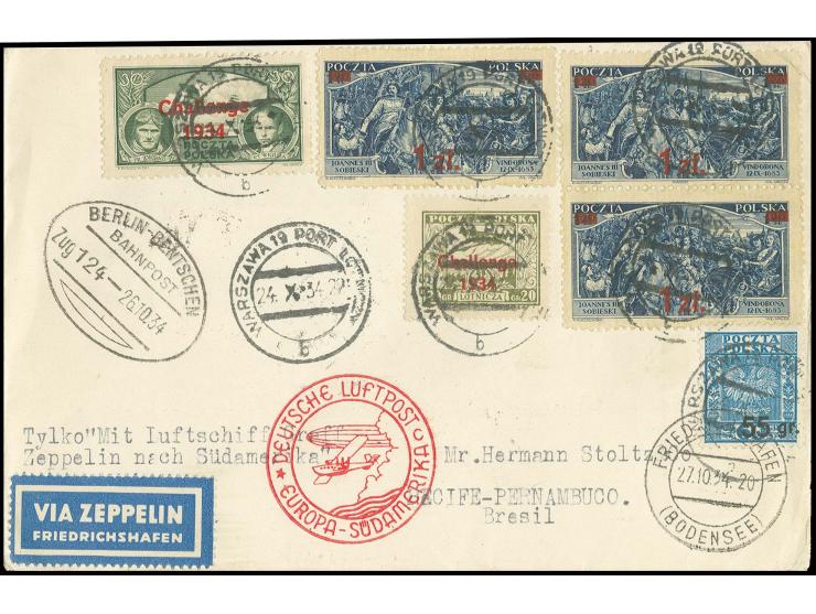 1934, 11. Südamerikafahrt, Brief, Pracht