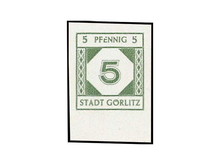 1945, 5 Pfg. auf weißem Papier, ungezähnt mit glatter Gummierung, postfrisch, sign. Ströh BPP