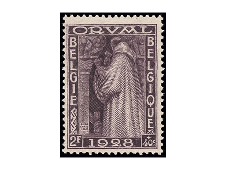 1928, Orval 5 c-10 Fr. cpl., unmounted mint, and 1939, 75 c.-5 fr. cpl., unused (Mi. 275,-)