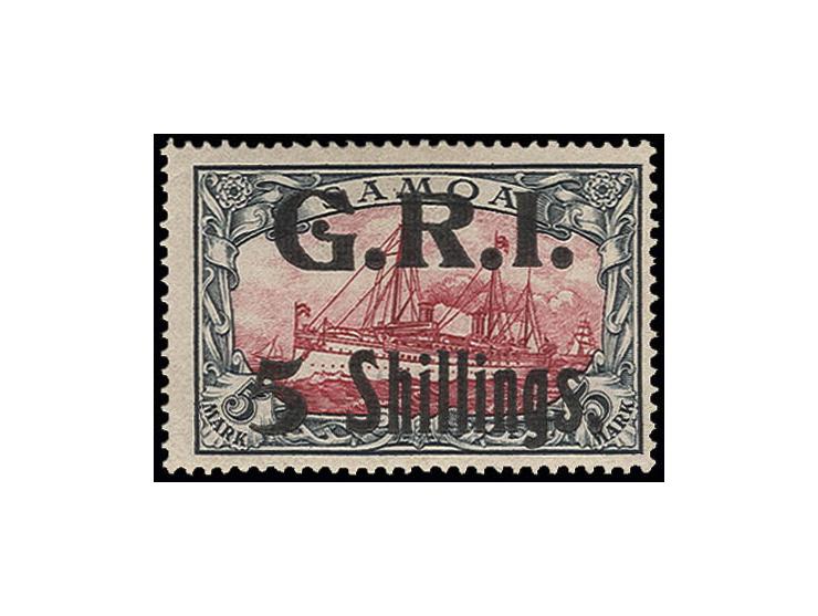 5 s. on 5 M., unused, fine, signed Köhler, Hoffmann Giesecke and certificate Brandon ex Dr. Rueger