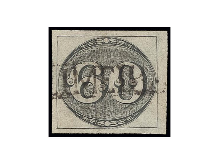 60 c., good margins all around, boxed "LIMEIRA" in black, minor faults, opion Juchert BPP