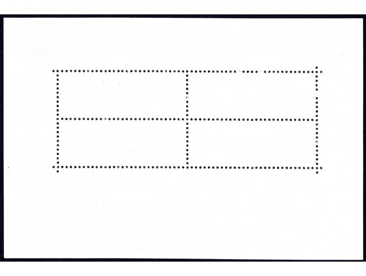 1961, Table Tennis souvenir sheet, unhinged mint as issued, very fine