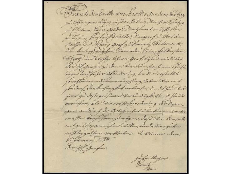 Franz I, Kaiser des heiligen römischen Reiches, Herzog von Lothringen, Großherzog von Toskana, Gemahl Maria-Theresias (1708-1