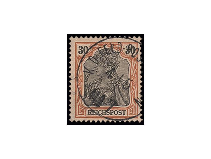 30 Pfg. sauber gestempelt "K.D. FELD(POST) 4/5", Kabinett, sign. Bothe BPP