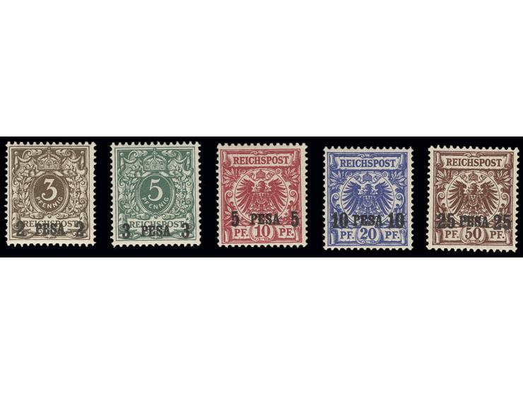 1893, 2 -25 P., einheitlich Type I, postfrisch, Kabinett, sign. Dr. Oertel und Fotoattest Jäschke-L. BPP ex Dr. Rueger