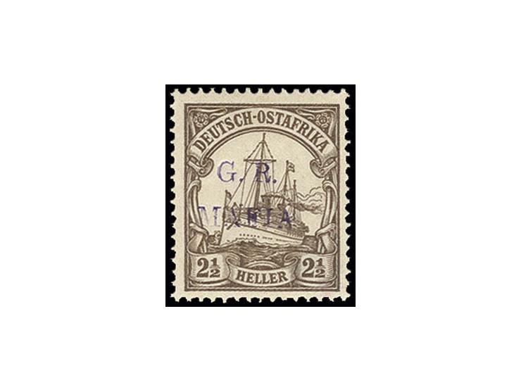 BRITISCHE BESETZUNG (MAFIA): 1915, G.R. MAFIA auf 2½ H., postfrisch, Kabinett, u.a. sign. Hoffmann Giesecke (SG M1C) ex Dr. R