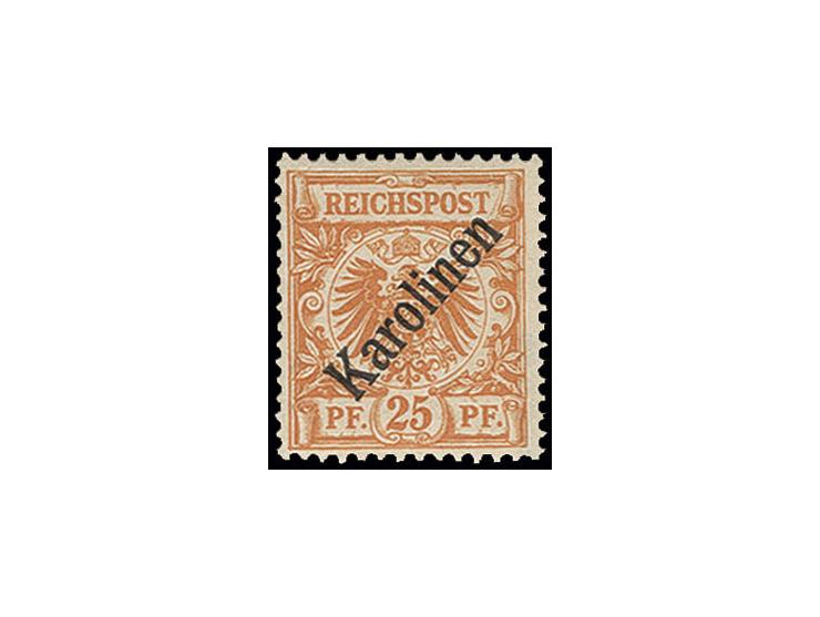 25 Pfg., postfrisch, Kabinett, sign. Bothe BPP ex Dr. Rueger