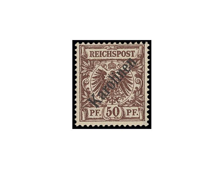 50 Pfg., postfrisch, Kabinett, u.a. sign. Bothe BPP ex Dr. Rueger