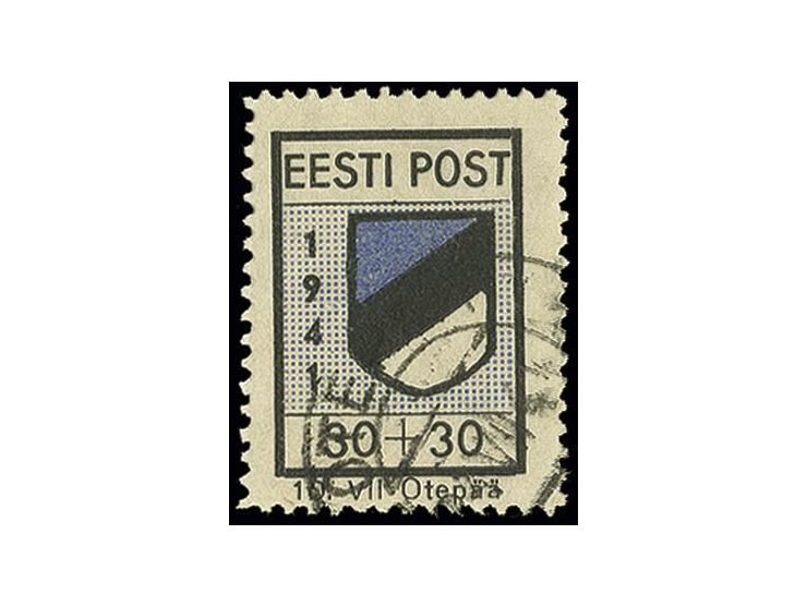 30 K. Type I, sauber gestempelt, Kabinett