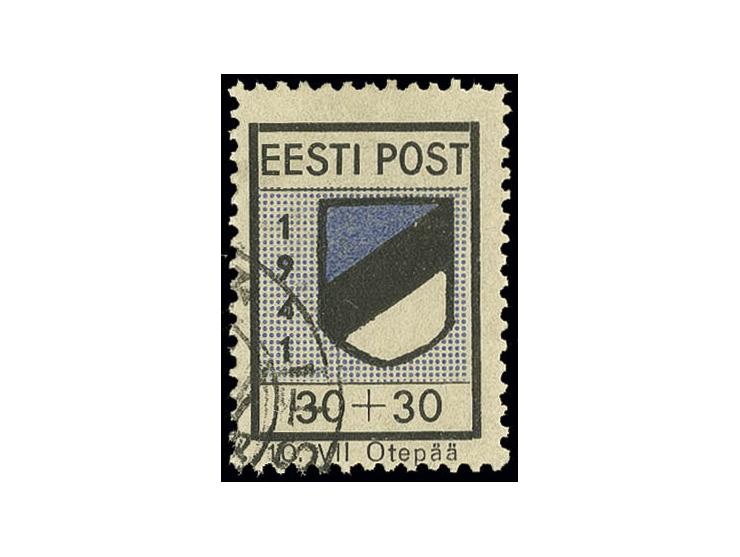 30 K. Type I, sauber gestempelt, Kabinett