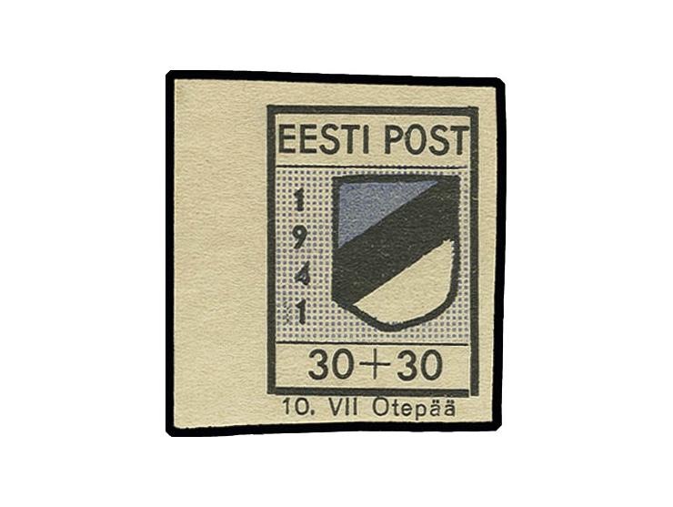 30 K., Type I mit linkem Bogenrand, postfrisch, Kabinett, unsigniert mit Fotoattest Löbbering BPP