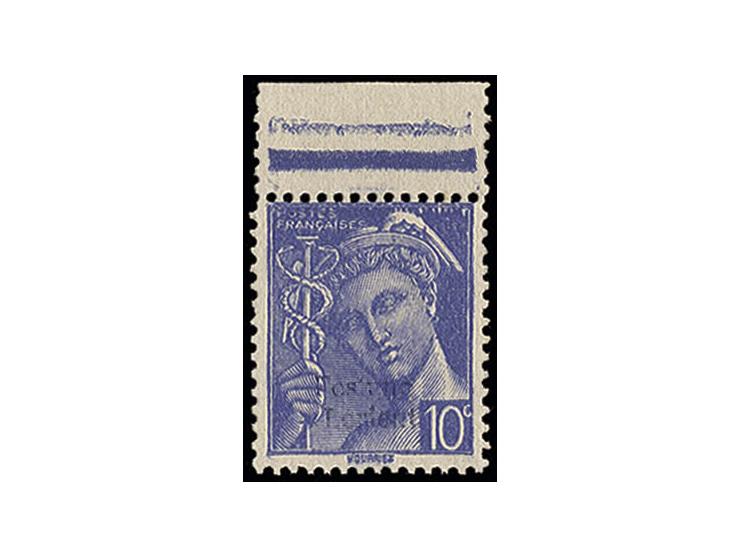 Lorient: 1945, 10 C. mit Oberrand, postfrisch, Kabinett, unsigniert mit Fotoattest Herbst