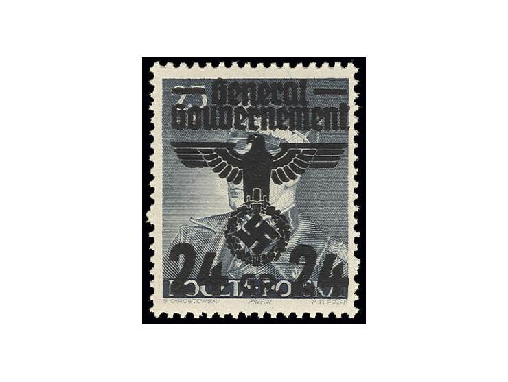 1940, 24 Gr. auf 25 Gr., Type I, postfrisch, Kabinett, unsigniert mit Fotobefund Schweizer BPP