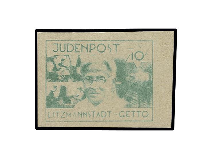 10 Pfg. dunkelbläulichgrün auf bräunlichem Papier, ungebraucht ohne Gummi wie verausgabt, Kabinett, sign. Jungjohann BPP (Mi.