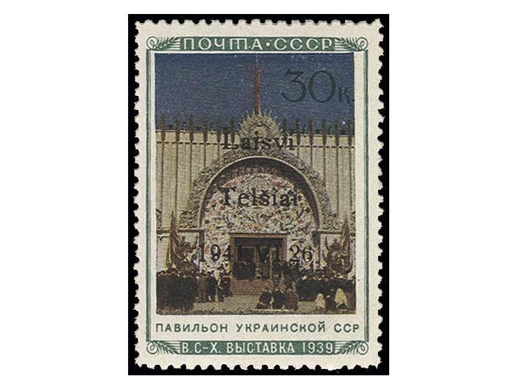 Ukrainische SSR 30 K., Type I, postfrisch, Kabinett, Fotoattest Krischke BPP ex Dr. Rueger