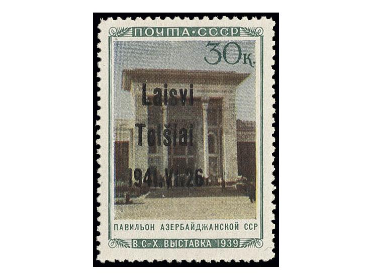 Aserbeidschanische SSR 30 K., Type IIII, postfrisch, Kabinett, Fotoattest Krischke BPP ex Dr. Rueger