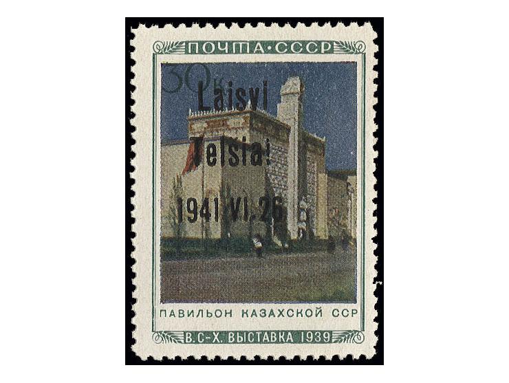 Kasachische SSR 30 K.,  Type III, postfrisch, Kabinett, Fotoattest Krischke BPP ex Dr. Rueger
